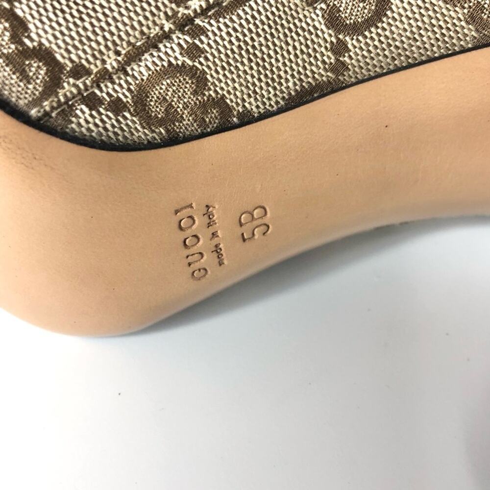 Vintage Gucci GG Monogram Horsebit Harness Ankle High Heeled Boots 5 - Picture 9 of 11
